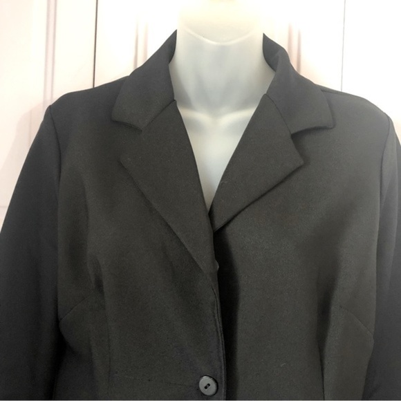 M Collection Vintage Black Fitted Blazer size 7/8 - Picture 3 of 6